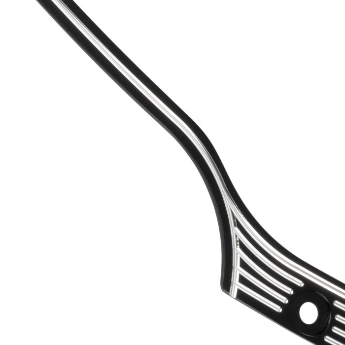Harley® '15+ Road Glide 3rd Degree Billet Windshield Trim | Black closeup