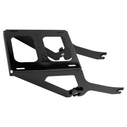 Black Two-Up Tour Pack Mount for Harley® Softail Deluxe / Heritage from HOGWORKZ angle