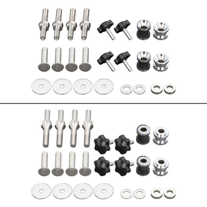 Chrome Solo Tour Pack Mount for Harley® Softail Deluxe / Heritage from HOGWORKZ hardware