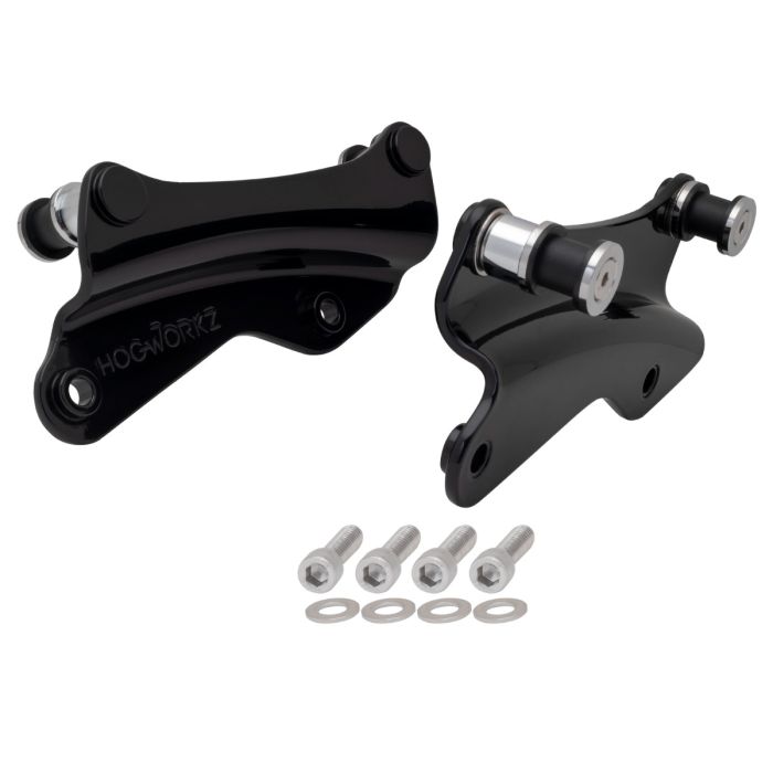 Black 4-Point Docking Hardware Kit for Harley® Touring '14-'23 | Replaces PN 52300353 with hardware