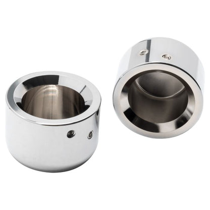 Harley® Front Axle Nut Cover smooth Chrome from HOGWORKZ inside