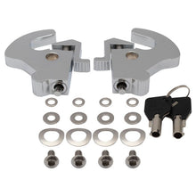 Chrome Locking Quick Release Clamp Kit for Harley® from HOGWORKZ kit