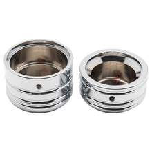 Softail and Dyna Rear Axle Nut Covers for Harley-Davidson in Chrome from HOGWORKZ inside