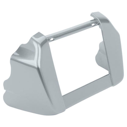 Atlas Silver Color-Matched Oil Cooler Cover for Harley® Touring