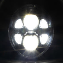 Harley® Breakout LED Black Headlight from HOGWORKZ high beam