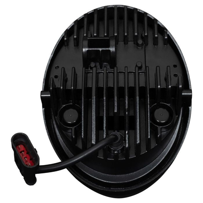 Harley® Breakout LED Black Headlight from HOGWORKZ back