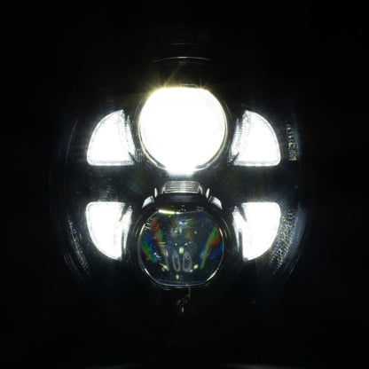 Harley® Breakout LED Black Headlight from HOGWORKZ lighting
