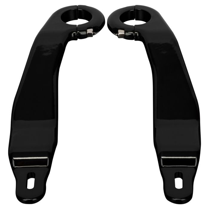 Black Harley Davidson® Road Glide Fairing Support Kit for '15+ from HOGWORKZ front view