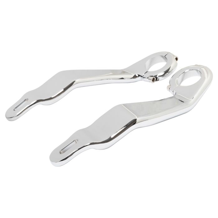 chrome road glide fairing support brackets