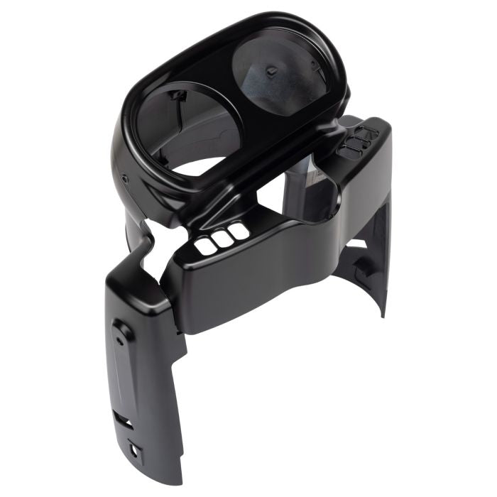 Color Matched Cluster Covers for Harley® Road Glide from HOGWORKZ® angle