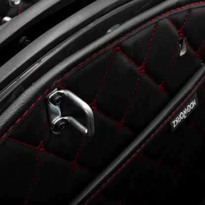 Indian Saddlebag Liners withy red stitching from HOGWORKZ