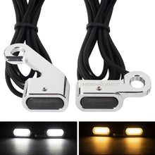 Harley Dyna/Softail/Sportster LED Handlebar DRL / Turn Signals in Chrome from HOGWORKZ