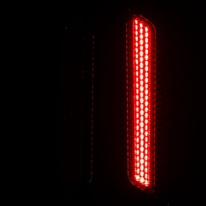 Black Saddlebag LED Latch Coverz™ for Harley® Touring from HOGWORKZ  led
