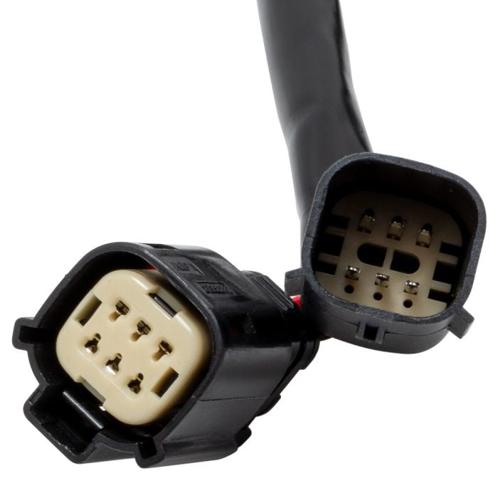 Black Saddlebag LED Latch Coverz™ for Harley® Touring Red Lens from HOGWORKZ connector