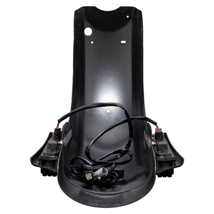 Harley® Touring CVO Style Stretched Rear Fender from Hogworkz inside view