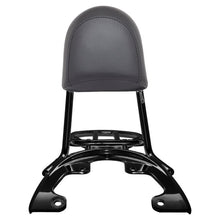 HOGWORKZ® blacked out sissy bar backrest with luggage rack for Harley® davidson V-Rod