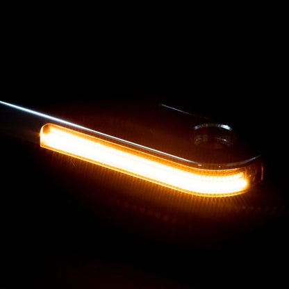 harley street glide drl fork turn signals from hogworkz amber light
