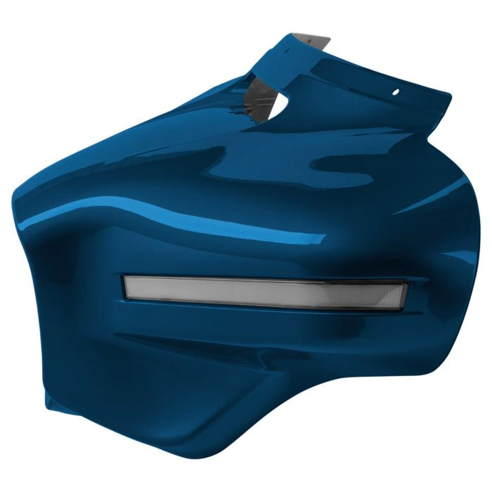 Superior Blue Outer Fairing w/ Integrated LEDs for Harley® Touring Side