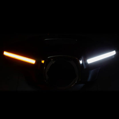 Color Matched Outer Fairing w/ Integrated LEDs for Harley® Touring signal