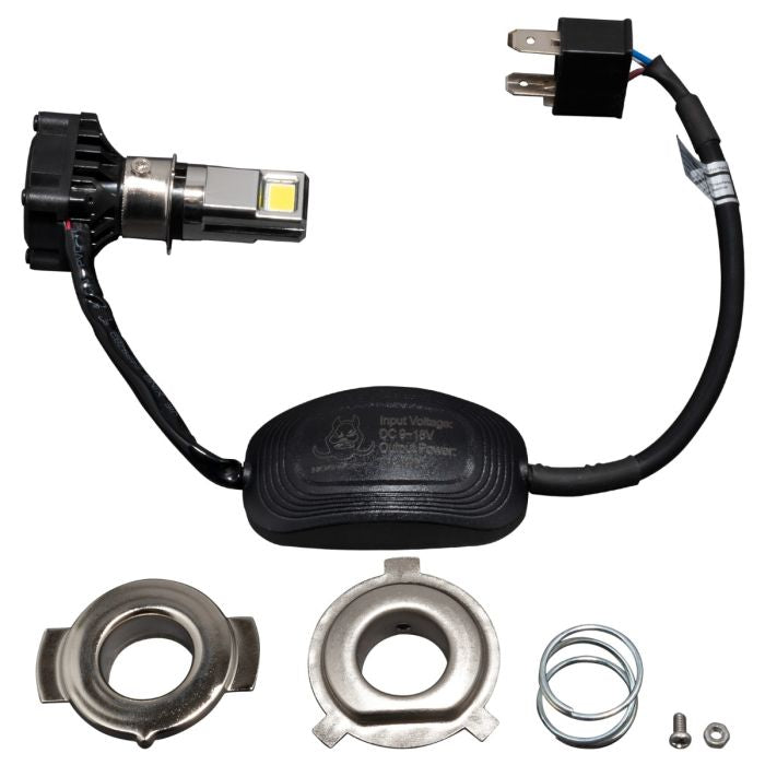 H4 LED Motorcycle Headlight Bulb - CREE 30W White 6000K