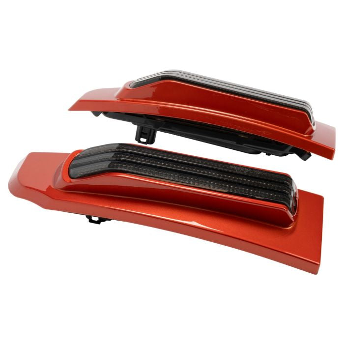 Orange HOGWORKZ® Illumina Flush Fender LED System for Harley® Touring