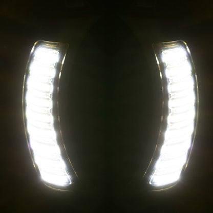 Road Glide '15-'23 Visionz™ LED Turn Signal & DRL Vent Inserts from HOGWORKZ® white light