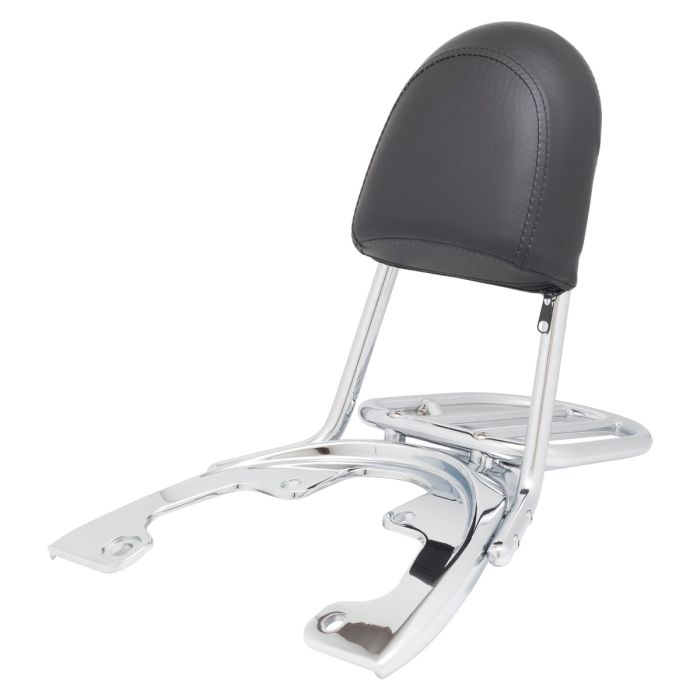 HOGWORKZ® triple chromed sissy bar backrest with luggage rack for Harley-Davidson® V-Rod