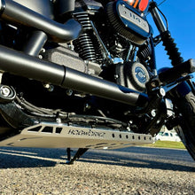 harley m8 softail skid plate aluminum