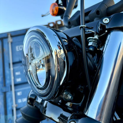 harley 5.75" chrome headlight trim