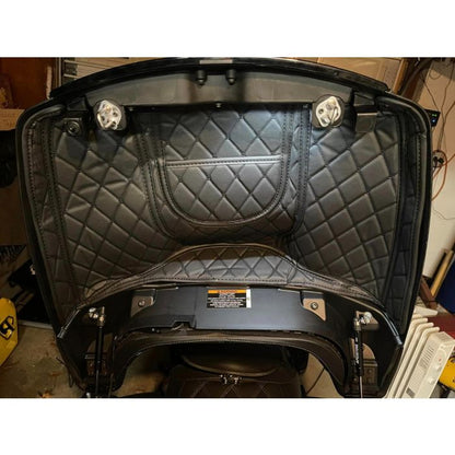 HOGWORKZ® OEM Indian® Tour Pack Liner Black stitching top