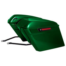 Kinetic Green Stretched Saddlebag Conversion Kit w/ Black Hardware for Harley® Softail '18-'26