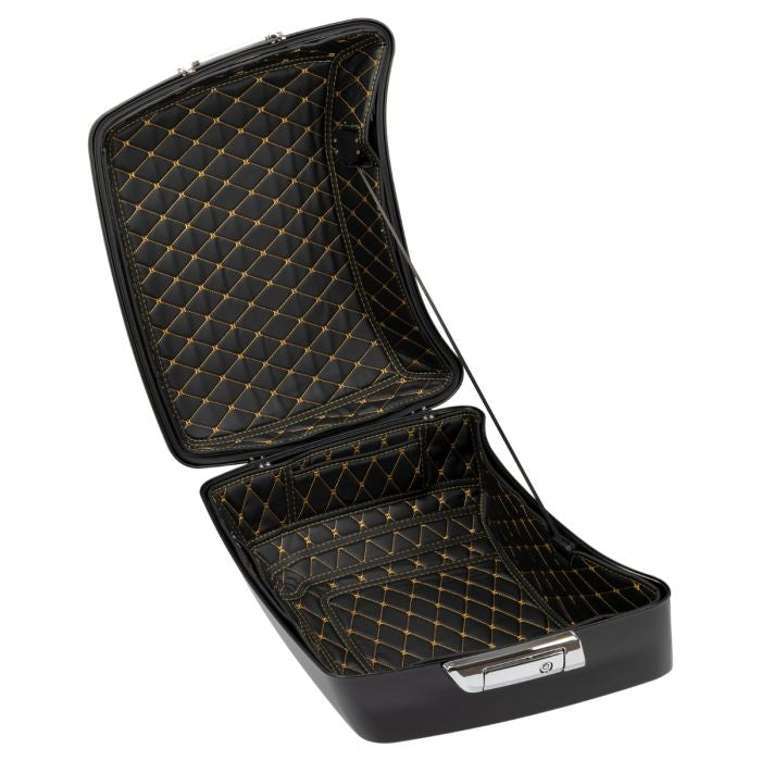Custom Color HOGWORKZ® King Tour Pack Liners gold stitching