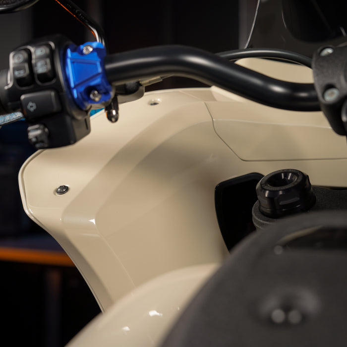 White Sand Pearl Inner Fairing for Harley® Low Rider ST left