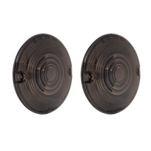 HOGWORKZ® Smoked Turn Signal Pancake Style Lens Covers for Harley-Davidson®
