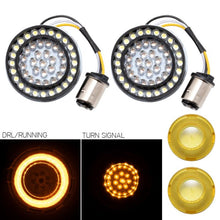 HOGWORKZ® HALOMAKER AMBERZ™ LED Front Turn Signals for Harley-Davidson® 1157 Base with Bullet Lens kit