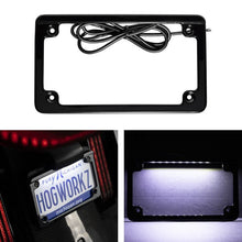 hogworkz led black license plate frame