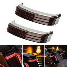 HOGWORKZ® Trilogy™ LED Saddlebag Lights for Harley® Touring '14-'24 | Chrome main image