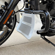Color Match Oil Cooler Cover for Harley® Touring on bike