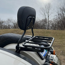 Black Luggage Rack Add-On on Harley® Low Rider from HOGWORKZ