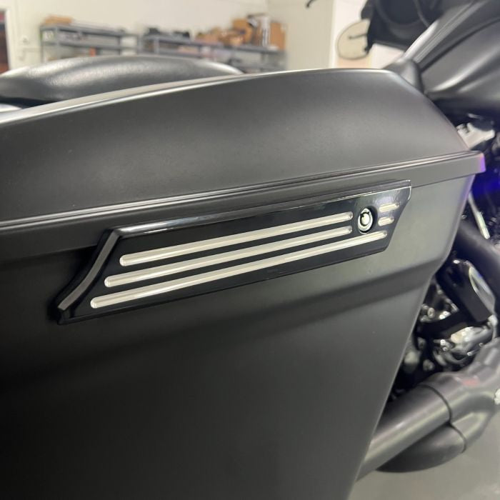 3rd Degree Saddlebag Latch Cover Set for Harley® Touring '14-'23