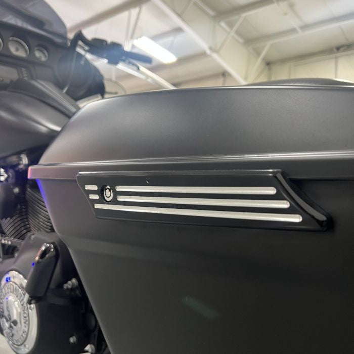 3rd Degree Saddlebag Latch Cover Set for Harley® Touring '14-'23