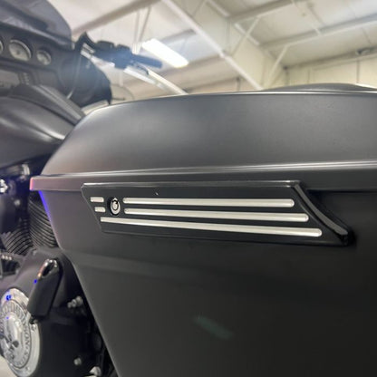 3rd Degree Saddlebag Latch Cover Set for Harley® Touring '14-'23
