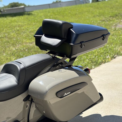 Two-Up Tour Pack Mount for Indian® Touring from HOGWORKZ on bike