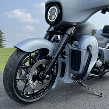Atlas Silver Rushmore Style Lower Vented Fairings for Harley® Touring  on street glide
