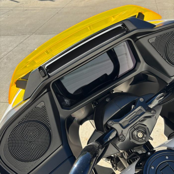 4.5" Yellow Windshield by HOGWORKZ for Road Glide