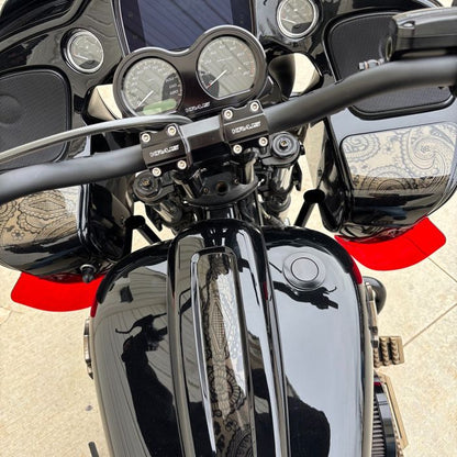 Red Fairing Side Wide Wing Air Deflectors for Road Glide