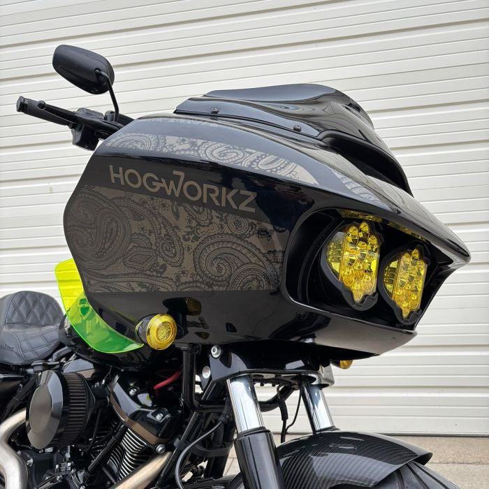 Green Fairing Side Wide Wing Air Deflectors for Road Glide