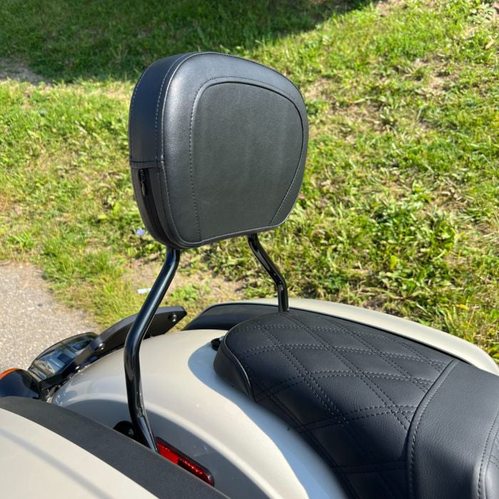 Black Detachable Sissy Bar Backrest for Harley® Low Rider / Sport Glide from HOGWORKZ on low rider st