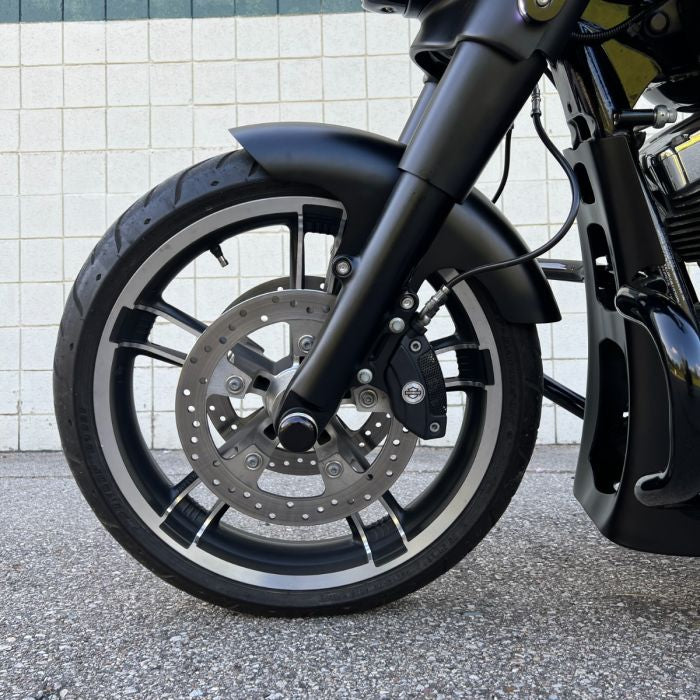 Denim Black 19" Chopped Front Fender for Harley® Touring from HOGWORKZ