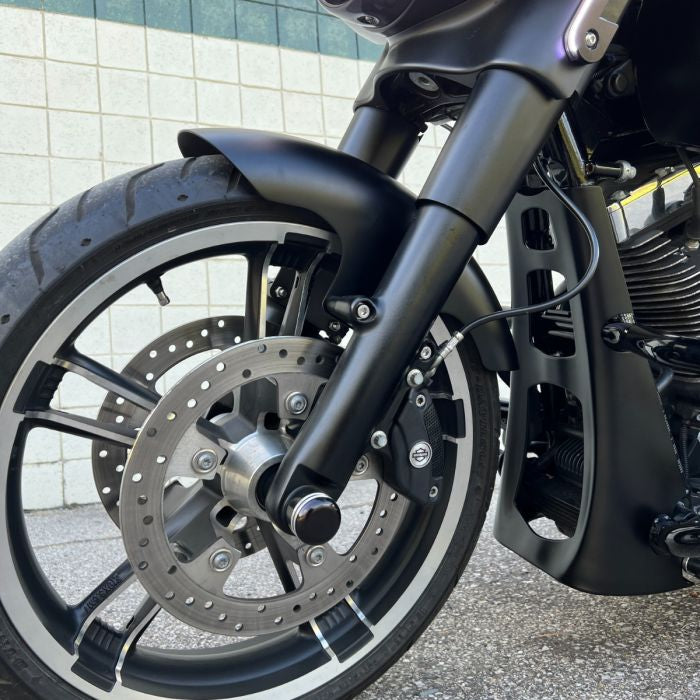 Denim Black 19" Chopped Front Fender for Harley® Touring from HOGWORKZ